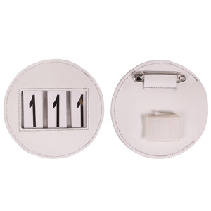 QHP Number holder Modeste round - White in White