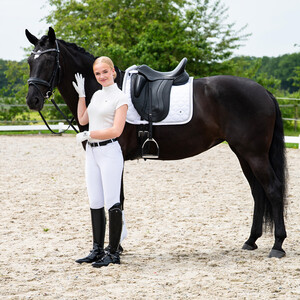 QHP Breeches Vaila full grip - White in White