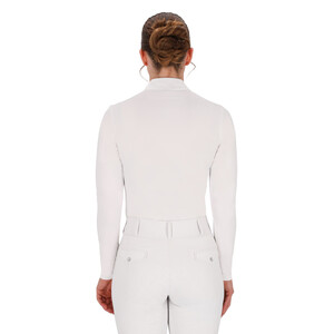 QHP Competition shirt long sleeve Vaila - White 