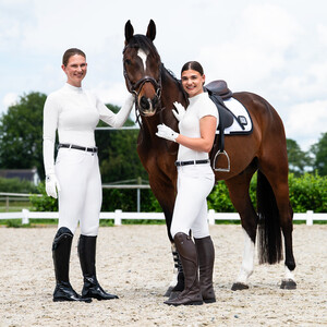 QHP Competition shirt long sleeve Vaila - White in White