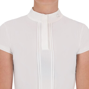 QHP Competition shirt short sleeve Vaila - White in White