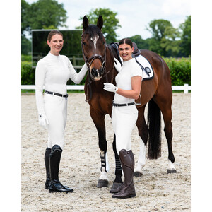 QHP Competition shirt short sleeve Vaila - White in White