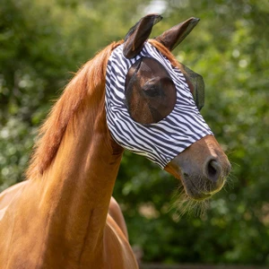 QHP Fly Mask Super Bug - Zebra in Zebra