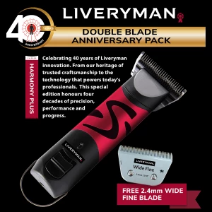 Liveryman Harmony Plus with Wide Fine Blade 2.4mm - Anniversary Promo Pack - Free Blade in Unknown
