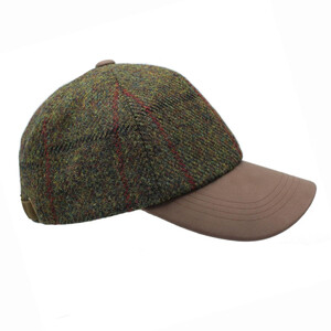 Heather Hats & Accessories Rosalie Harris Tweed Baseball Cap - Rowan in Rowan