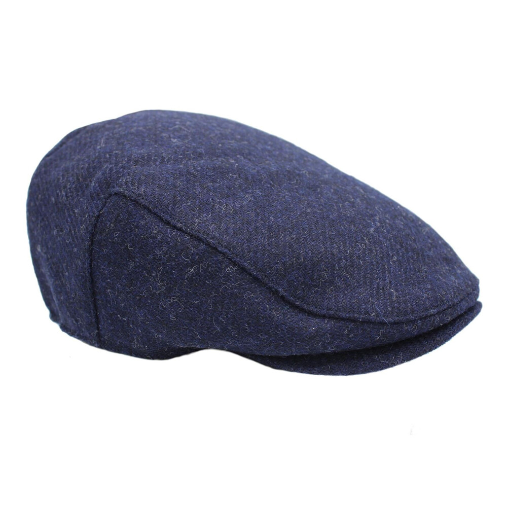 Heather Hats & Accessories Selby Twill Tweed Flat Cap - River in River
