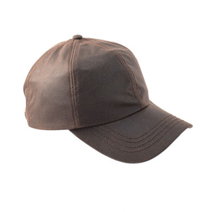 Heather Hats & Accessories Darley Wax Baseball Cap - Brown in Brown