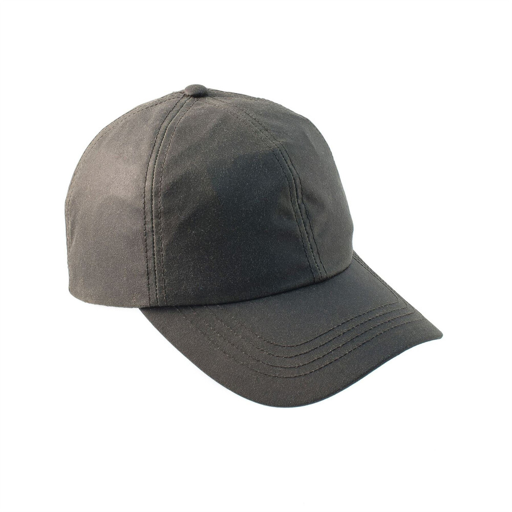 Heather Hats & Accessories Darley Wax Baseball Cap - Olive in Olive