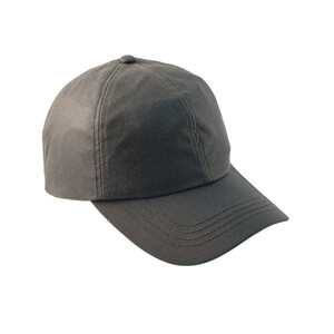 Heather Hats & Accessories Darley Wax Baseball Cap - Olive in Olive