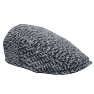 Heather Hats & Accessories Highland Harris Tweed Flat Cap - Birch in Birch