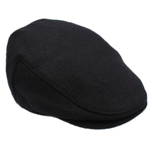 Heather Hats & Accessories Highland Harris Tweed Flat Cap - Ink in Ink
