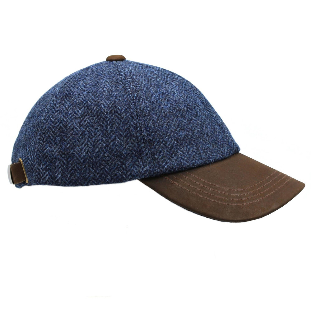 Heather Hats & Accessories Sutton Tweed Baseball Cap - Harbour in Harbour