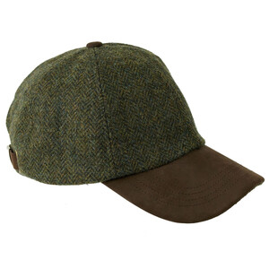 Heather Hats & Accessories Sutton Tweed Baseball Cap - Pine in Pine