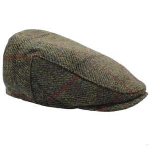 Heather Hats & Accessories Highland Harris Tweed Flat Cap - Rowan in Rowan