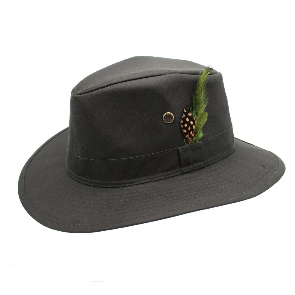 Heather Hats & Accessories Rambler Wax Trilby Hat - Olive 