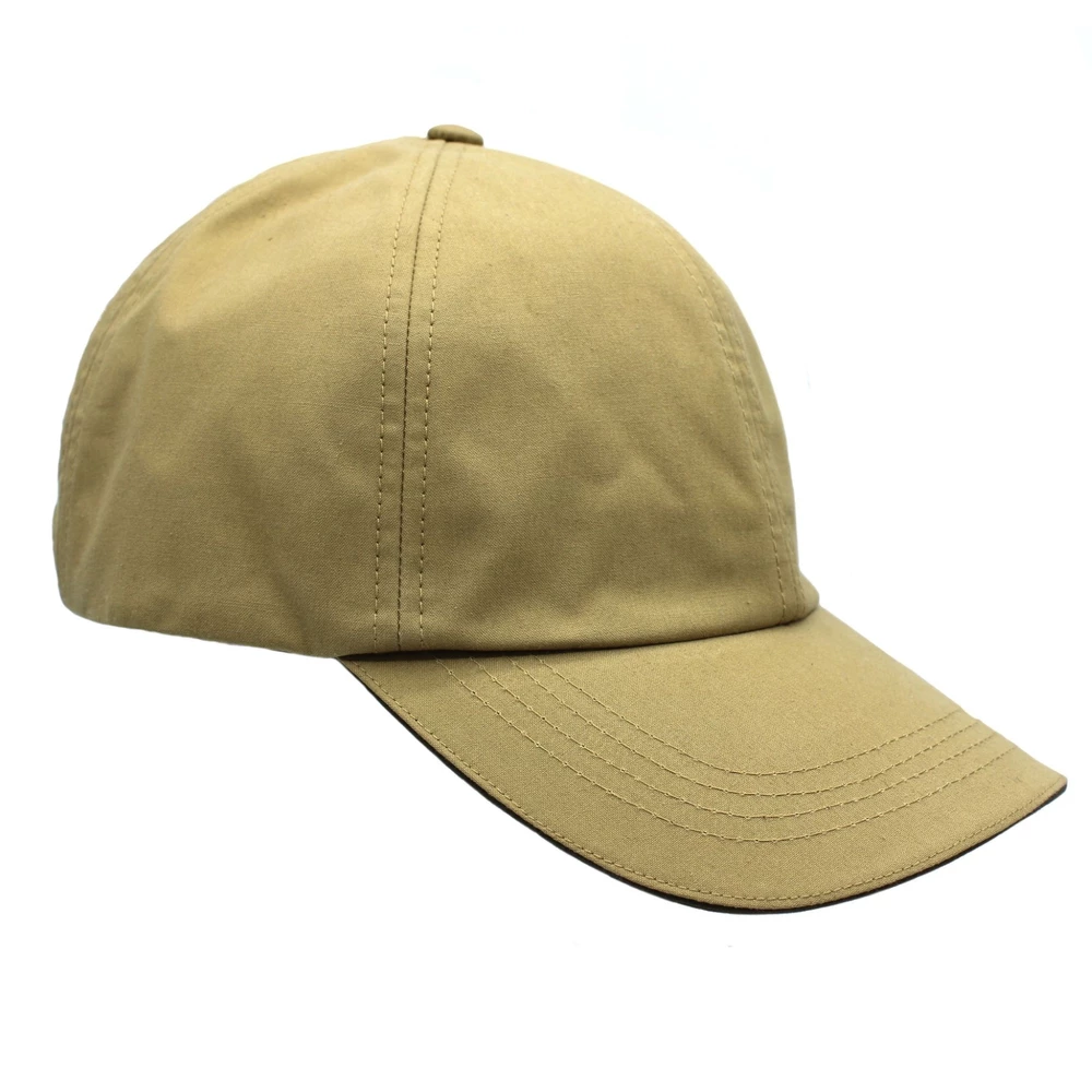 Heather Hats & Accessories Thurso Waterproof British Cotton Baseball Cap - Desert in Desert