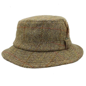 Heather Hats & Accessories Whithorn Harris Grouse Hat - Harvest in Harvest