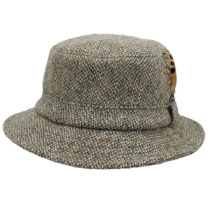Heather Hats & Accessories Whithorn Harris Grouse Hat - Pebble 