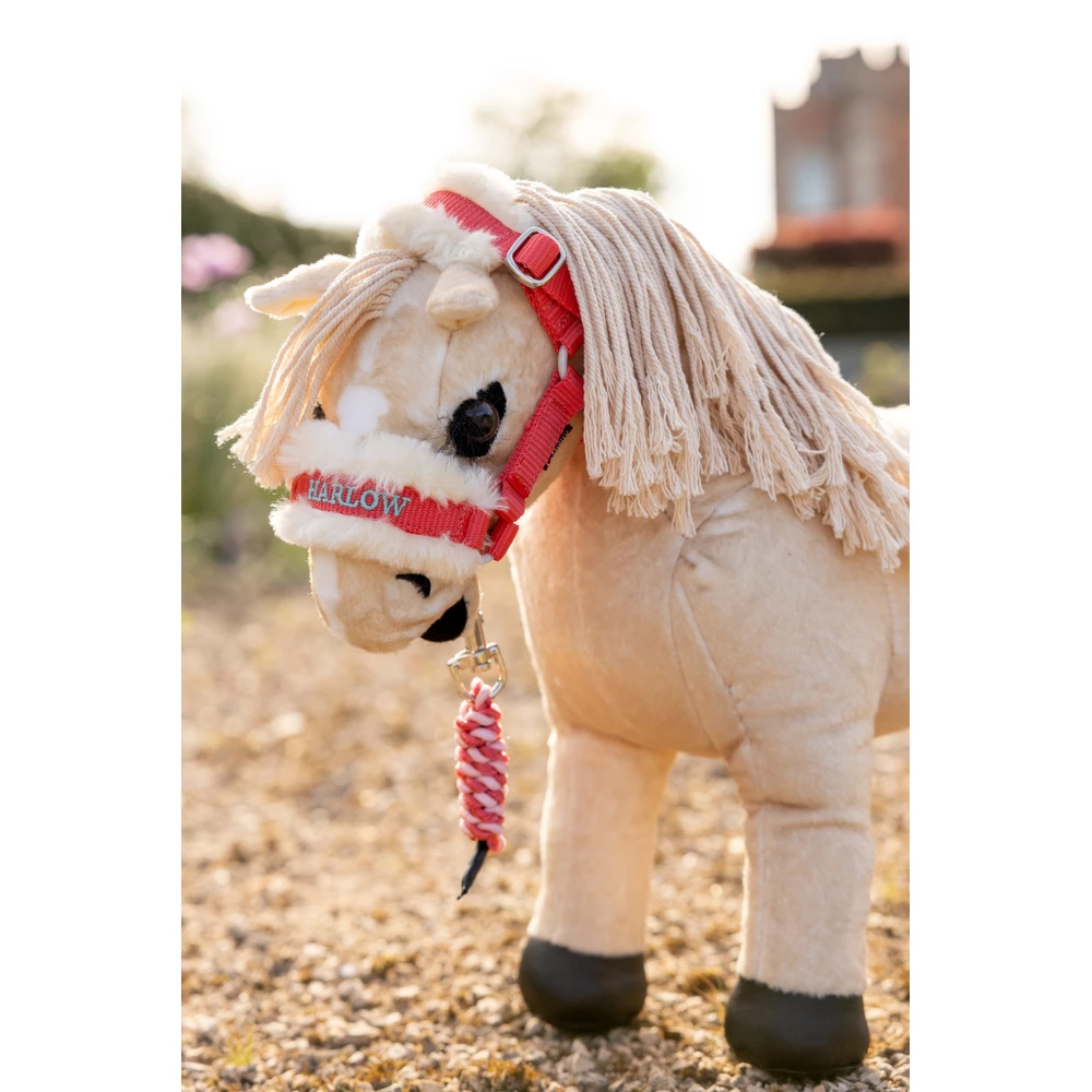 LeMieux Harlow Toy Pony Headcollar & Leadrope - Coral Crush in Coral Crush