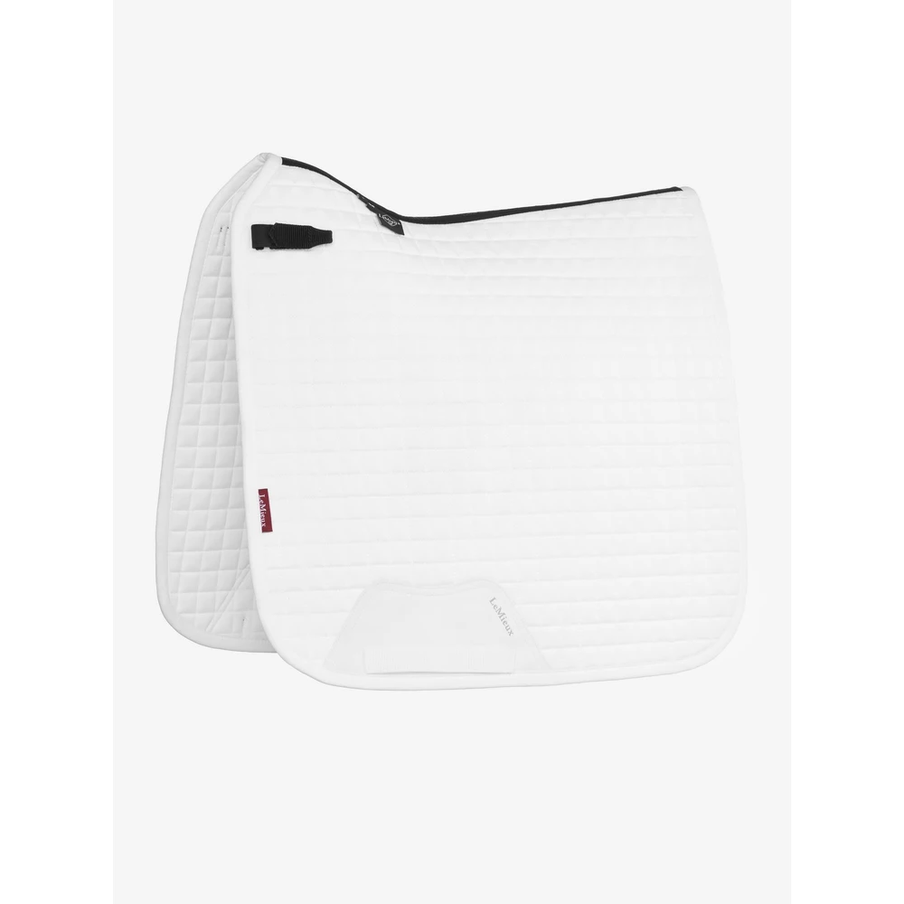 LeMieux Cotton Dressage Square - White in White