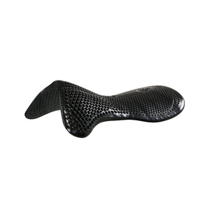 Acavallo Gel Pad And Front Riser - Black in Black