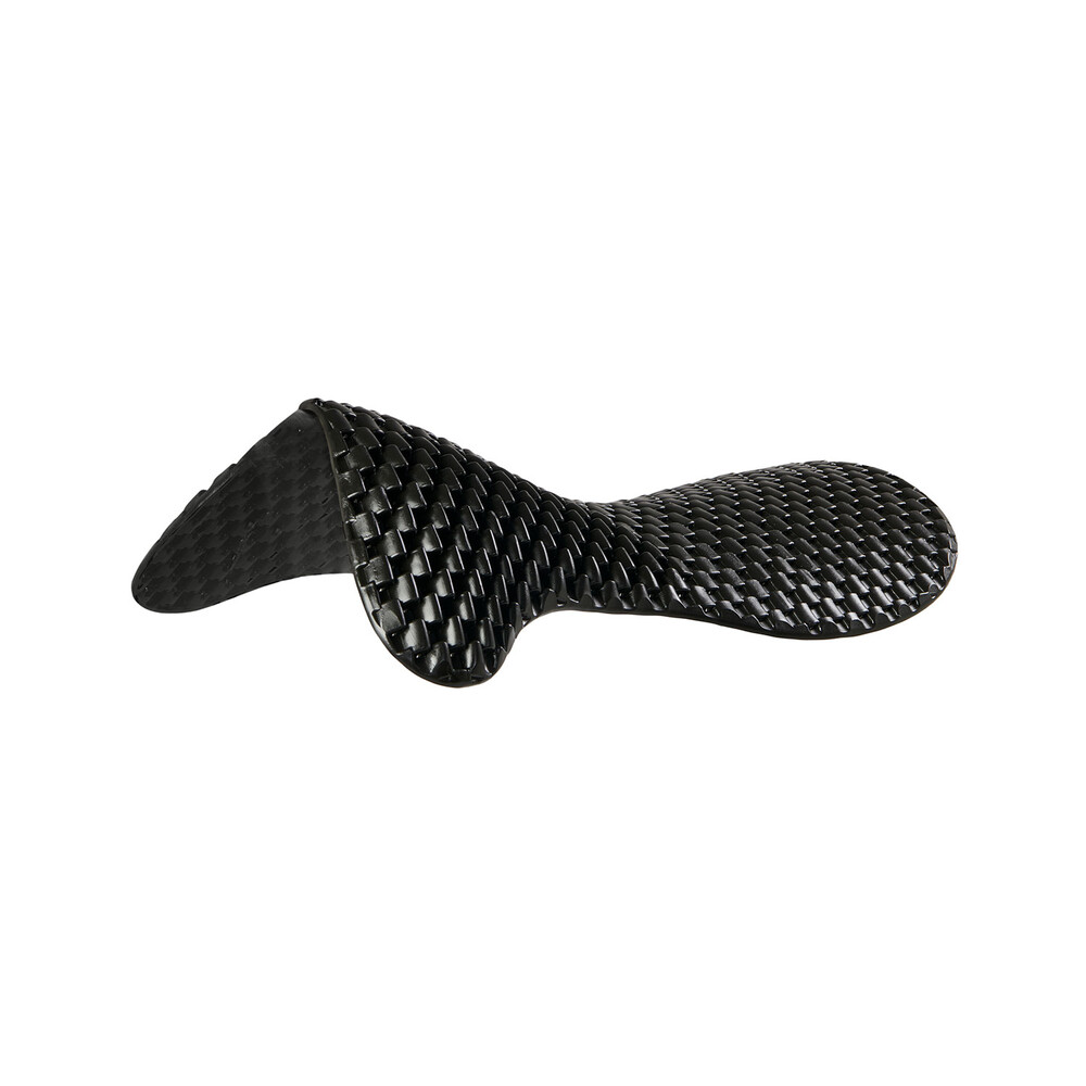 Acavallo Respira Air-Release Soft Gel Pad & Front Riser - Black in Black