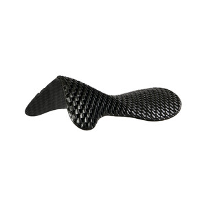 Acavallo Respira Air-Release Soft Gel Pad & Front Riser - Black in Black