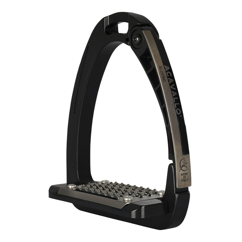 Acavallo Arena Alupro Stirrup - Black in Black