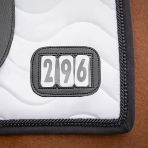 QHP Saddle pad Number - Black/White 