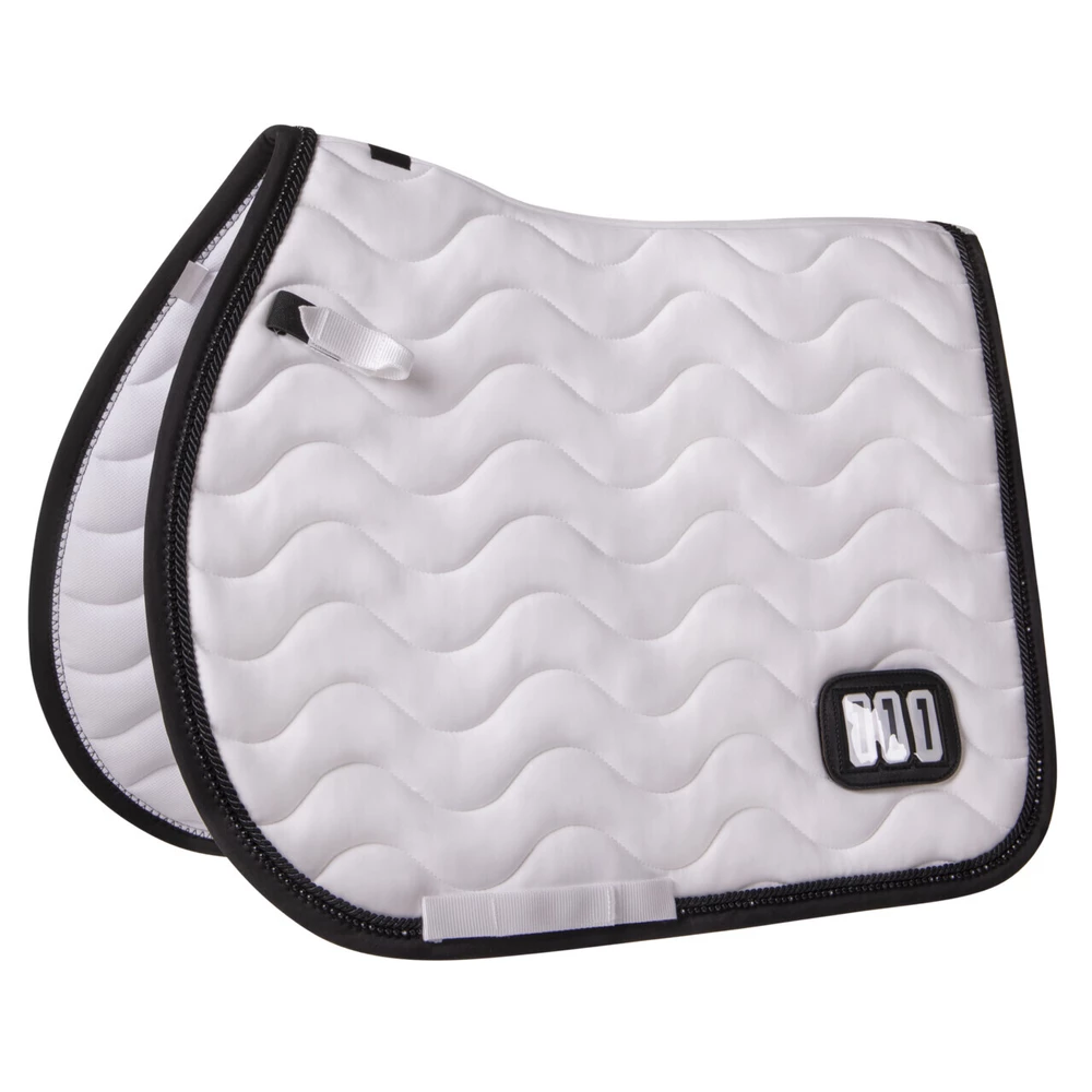 QHP Saddle pad Number - Black/White in Black/White