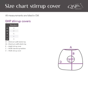 QHP stirrup covers - Grey 