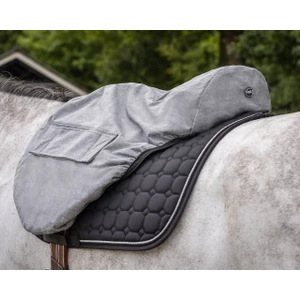 QHP saddle cover - Grey in Grey