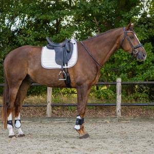 QHP GP Saddle pad Florence - White in White