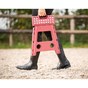 QHP Step-up stool - Burgundy 