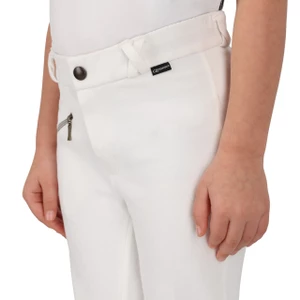 QHP Breeches Junior Full Grip - White in White