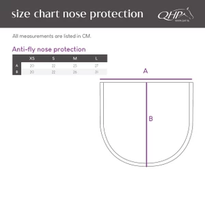 QHP Anti-Fly Nose Protection - Black 