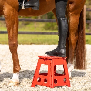 QHP Step-up stool - Bright Red in Bright Red