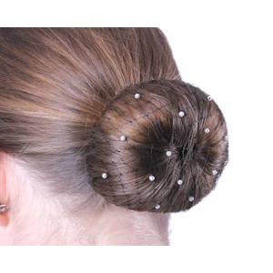 QHP Hair Net Invisible Pearl - Black in Black