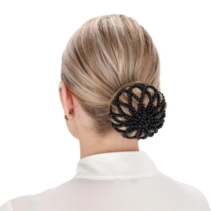 QHP Hair Net Pearl - Black in Black