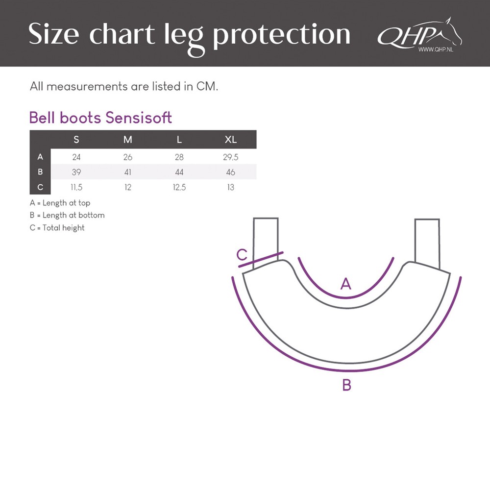 QHP Bell Boots Sensisoft - Black