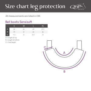 QHP Bell Boots Sensisoft - Black 