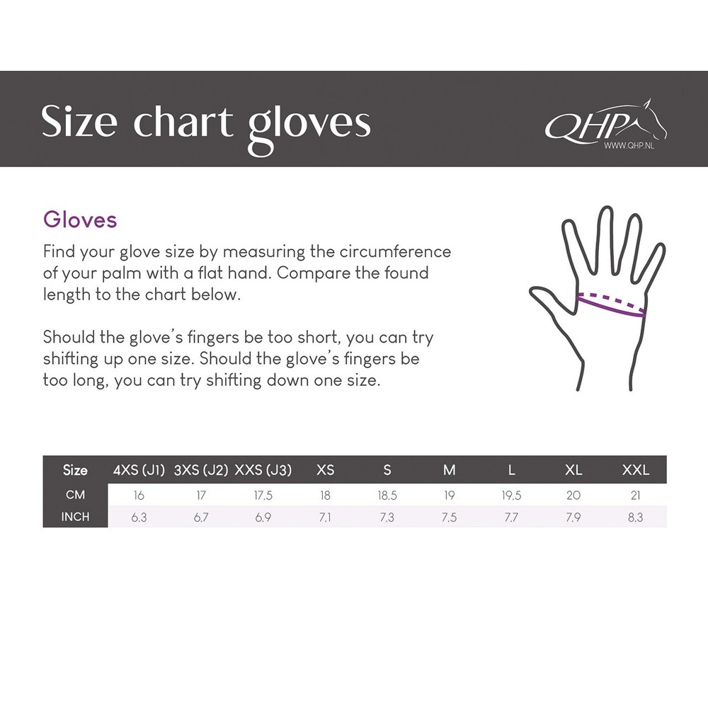 QHP Glove Solares - Black 