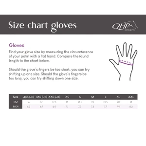 QHP Glove Solares - Black in Black