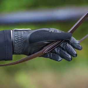 QHP Glove Summer mesh - Black in Black