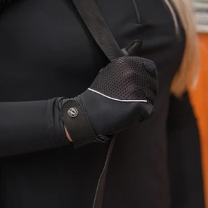 QHP Glove Air-flow - Black in Black