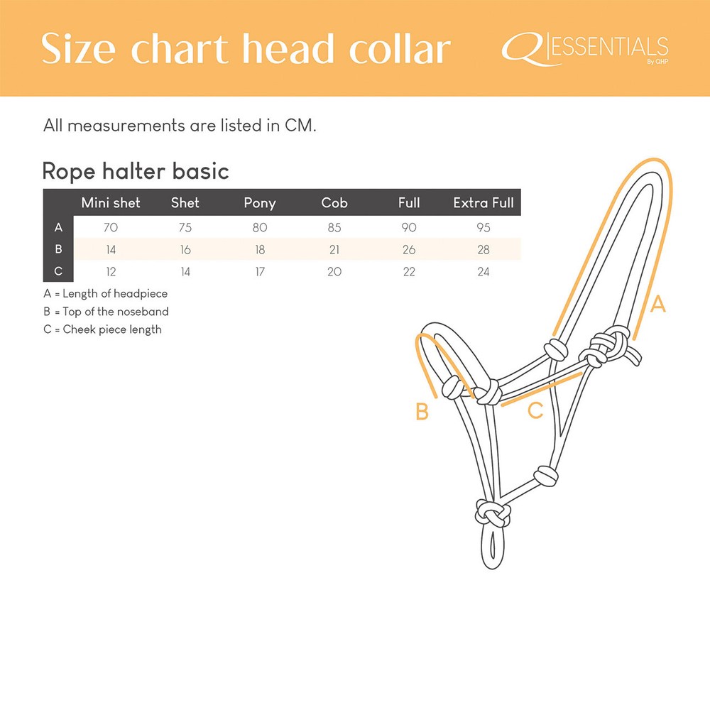 Q-essentials Rope Halter Basic - Burgundy