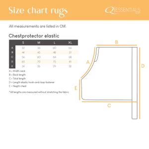 Q-essentials Chestprotector elastic - Black in Black