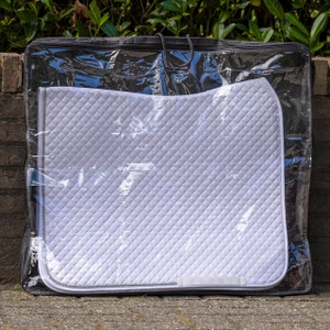 QHP Bag for saddle pads 80x65cm - Black in Black
