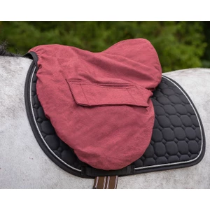QHP saddle cover - Burgundy 