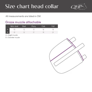 QHP Grazemuzzle Attachable - Black in Black